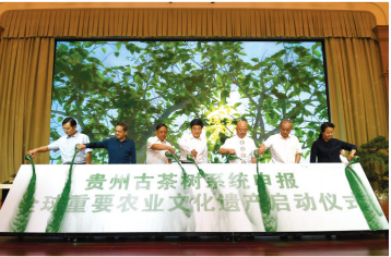 申报“全国重要农业文化遗产”启动仪式现场。