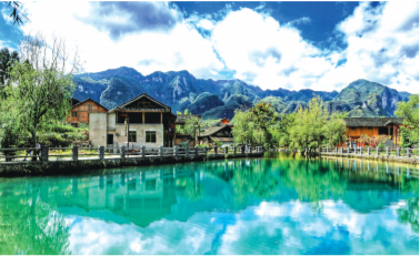 云舍村一景。