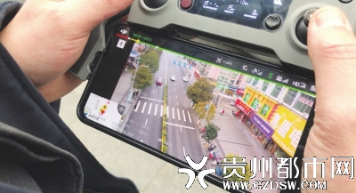 无人机巡查。