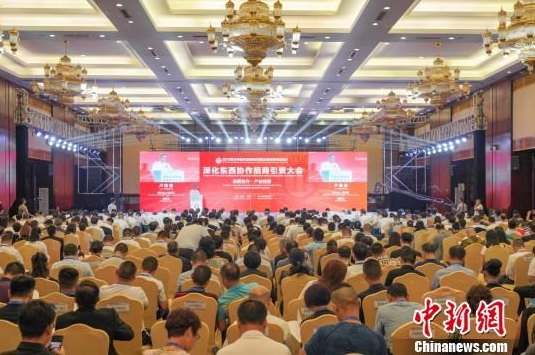 图为深化东西协作招商引资大会现场。 贺俊怡 摄