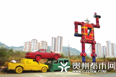 板桥艺术村一角,不少网友说像科幻电影拍摄场景。