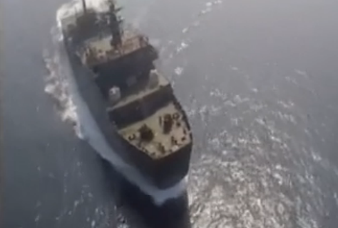现场：中国陆军最大船艇二号舰入列海南三沙