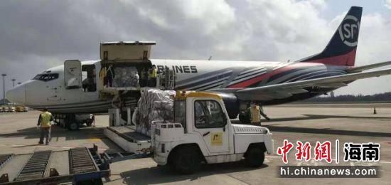  顺丰航空B737-300型货机。美兰机场供图