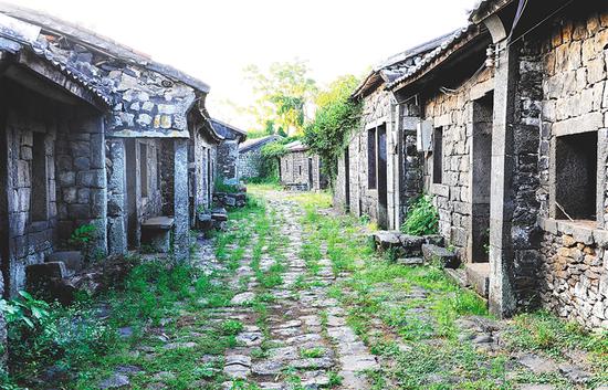 大丰古街。海南日报记者 苏晓杰 通讯员 王家专 摄