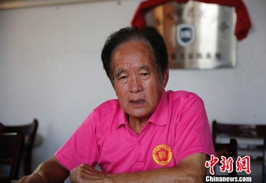 今年74岁的郭世荣是疍家调陵水县级非物质文化传承人。 王晓斌 摄