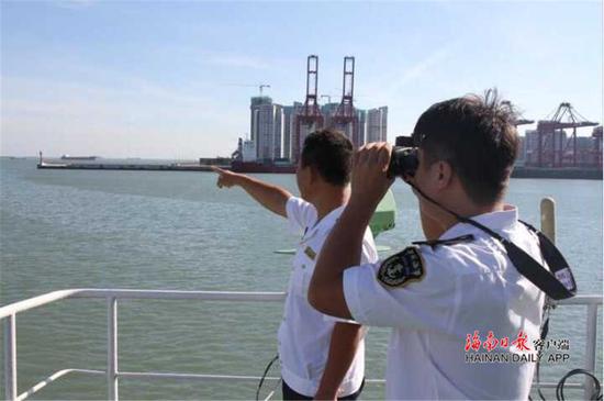 三亚海事局首次启动无人机协助巡航