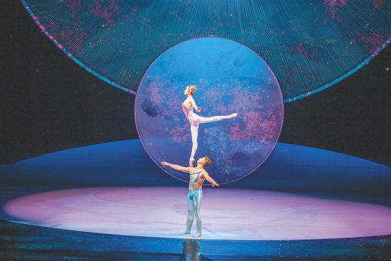 二月十四日，杂技舞剧《化·蝶》在省歌舞剧院上演。 李天平 摄