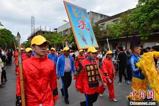 海口举办民俗活动纪念巾帼英雄冼夫人