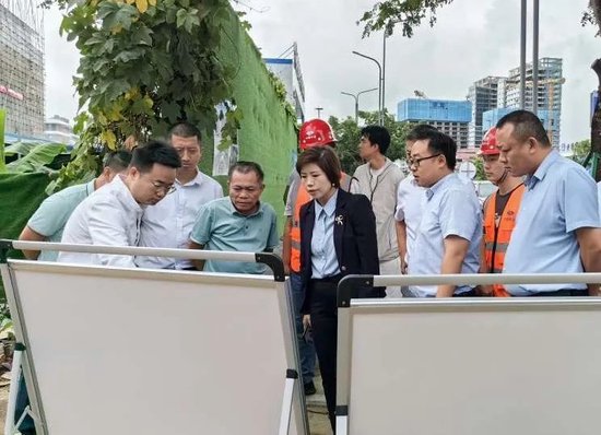 图|区委副书记、区长童立艳带队到中国热带农业科学院南繁育种科技服务中心项目现场调研征拆工作