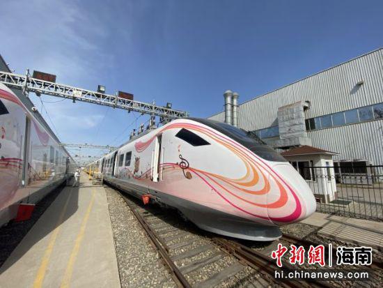 澄迈县采购的CRH6F-A型列车。来源:澄迈县城投公司