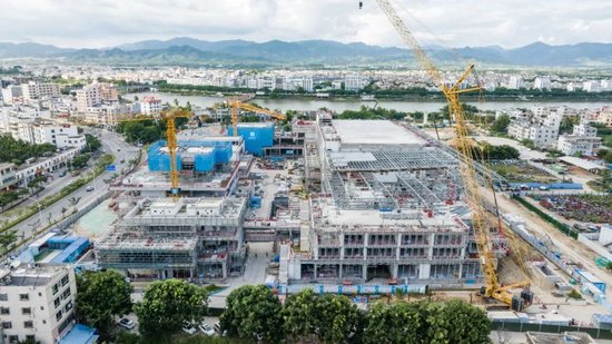 图|崖州区三馆项目施工现场