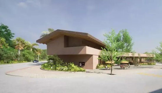 ●公共休憩区设计效果图,下图为“村长咖啡店” / 图片由Manifesto Lab。宣言工作室提供