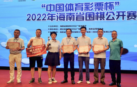 成人组第二名
