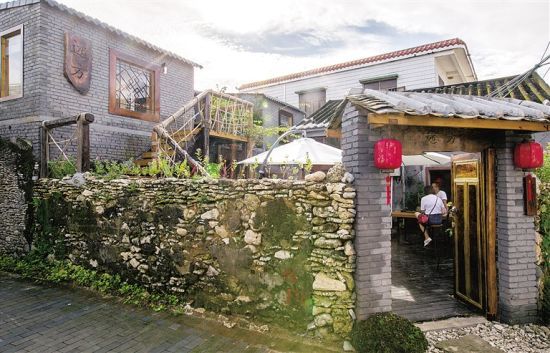 三亚西岛的特色民宿。 本报记者 武威 摄