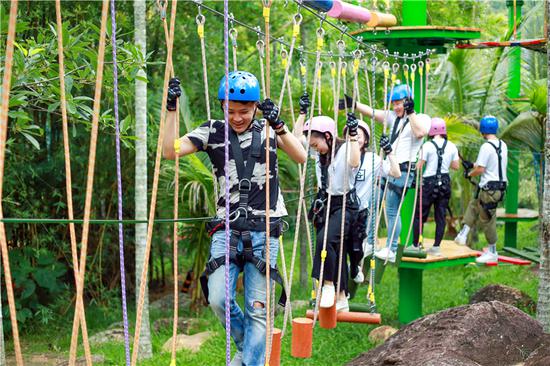 呀诺达引爆暑假狂欢 特色项目让你清凉一夏