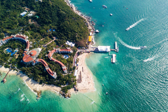 “中国首座海岛婚礼圣地” 暨“爱薇塔&蜈支洲岛一站式海岛婚礼堂”实景图