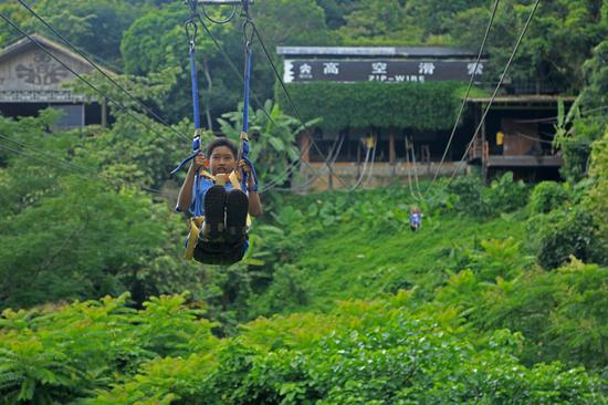 景区高空滑索