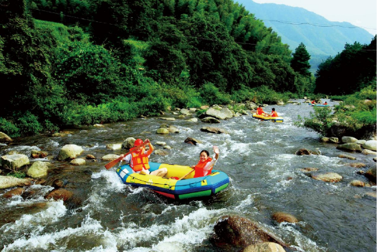 五指山红峡谷漂流