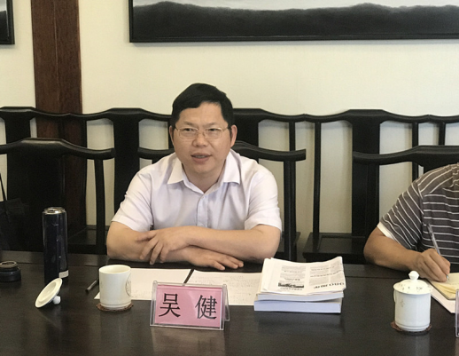  （县政府副县长吴健。澄迈县政府官网，颜江燕图）