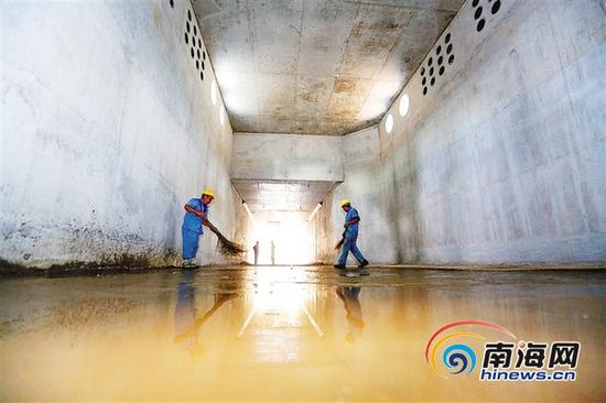 海口地下管廊建设 拍摄:陈元才