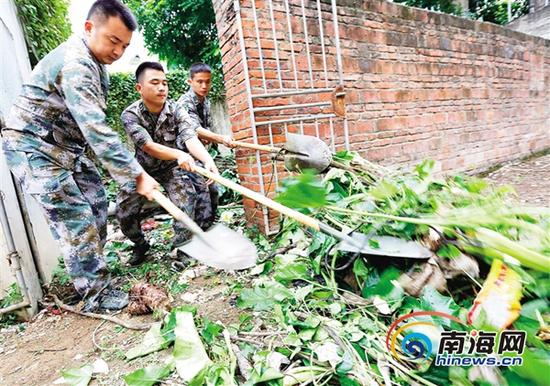 海口驻地部队各单位积极参与“双创”工作。记者 陈元才 通讯员 黄武 杨秋梅 摄