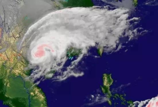 △台风“海燕”气象卫星云图