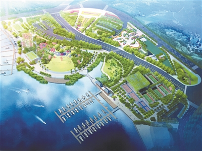 项目效果图。本报记者汪慧珊翻拍