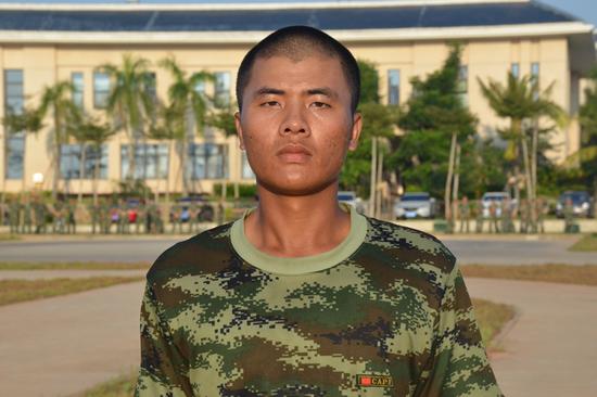 一连七班新兵吴清秀