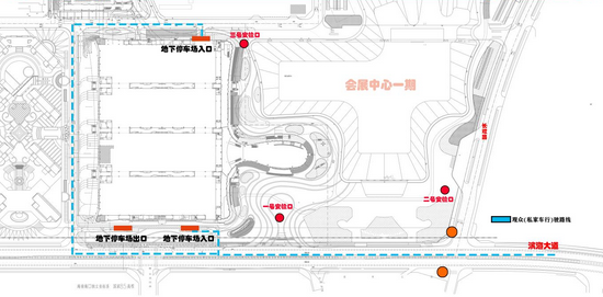 （路线示意图）