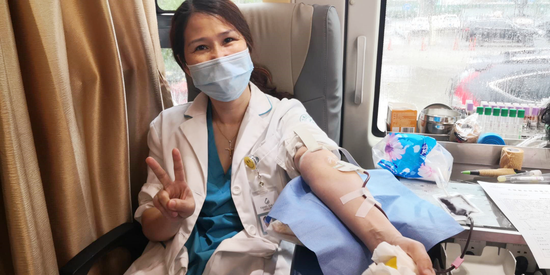海口方卓妇女儿童医院妇产科陈蔚主任无偿献血中