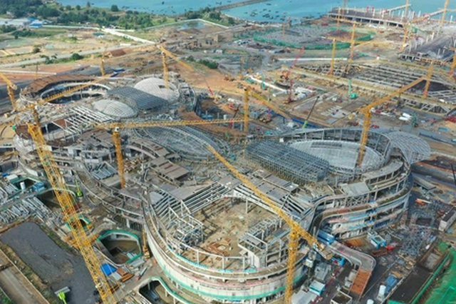 海南自贸港重点工程海口国际免税城建设加速推进_新浪海南_新浪网