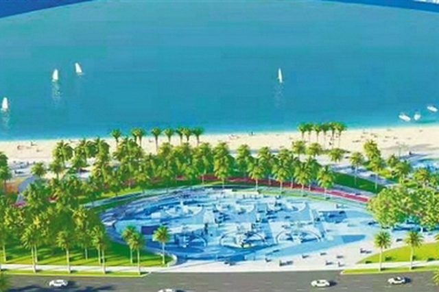 海口市西海岸贯通更新工程开工_新浪海南_新浪网