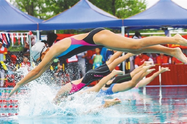 游泳首次列入海南中考体育选考项目 许多考生得满分