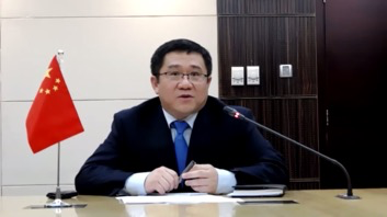 中国商务部对外投资和经济合作司副司长韩勇
