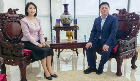 柬埔寨内政部副部长铁弓与海南乐城康旅国际医疗服务有限公司董事长孙影