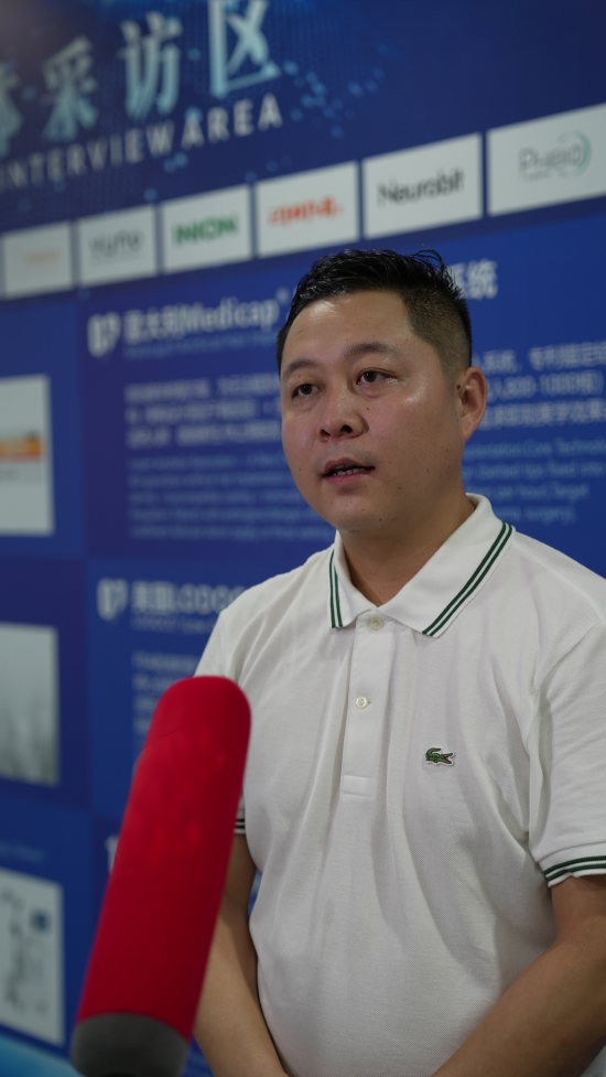 海南合润国际医疗健康服务有限公司总经理王飞洋接受访问