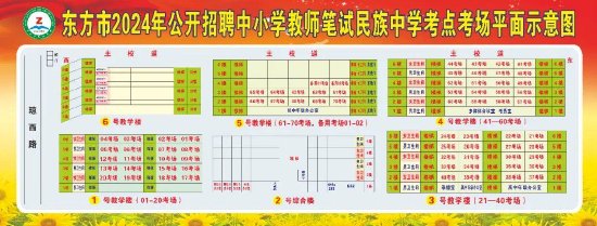 （考场分布图最终以现场为准）