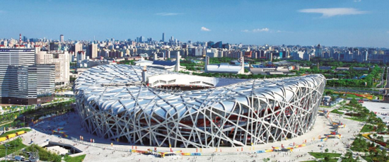 北京城建集团作品:夏季奥运会主场馆——国家体育场(鸟巢)