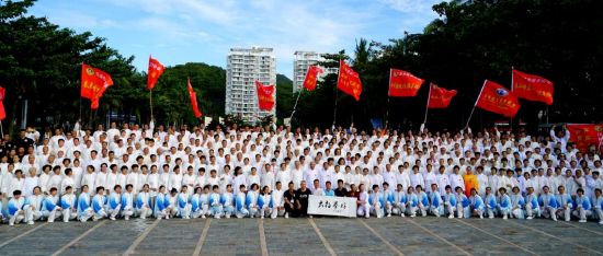  林号营2018年在三亚举办千人太极拳活动，影响深远