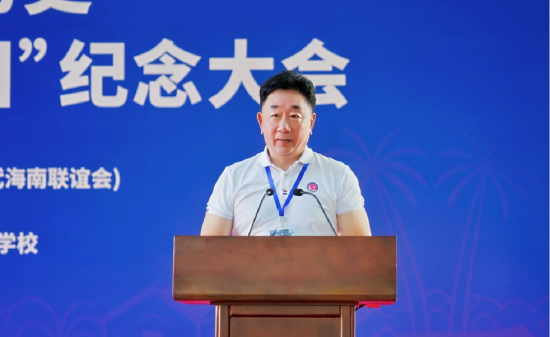 海南革命史研究会会长，张云逸大将的后人张晓全先生致辞