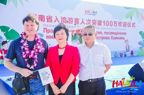 海南2017年入境游客量突破100万人次提前三年