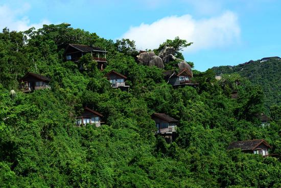 亚龙湾人间天堂鸟巢度假村外景