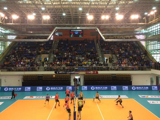 八一男排力克北京 陈方:队员整体发挥很理想