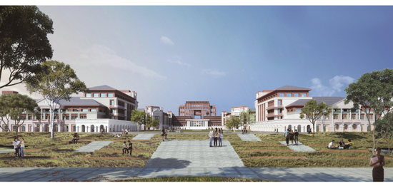 华中师范大学盘龙城校区项目效果图