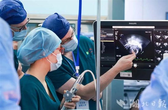 梅奥专家观摩同济医院团队心肌旋切手术。（受访单位供图）
