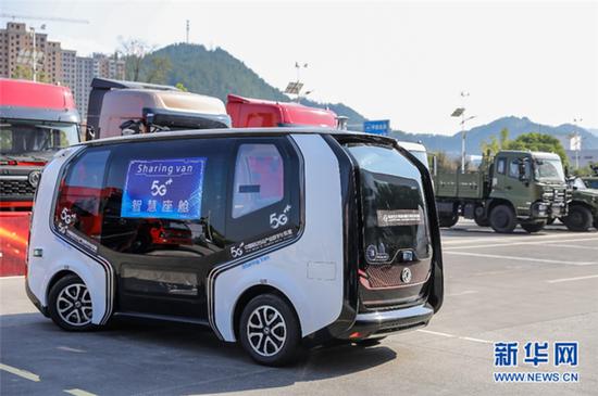 圖為L(zhǎng)4級(jí)自動(dòng)駕駛汽車(chē)Sharing-VAN。