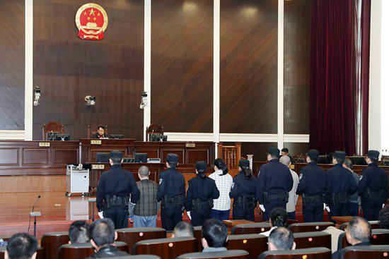 案件一审庭审现场 来源：湖北省高级人民法院网站