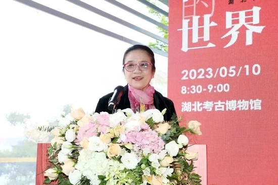 中国书法家协会主席孙晓云宣布活动启动。