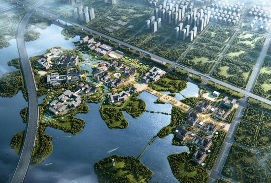 华中师范大学盘龙城校区项目效果图