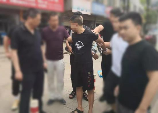 ▲曹某路被警方抓获